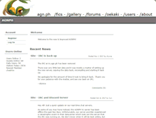 Tablet Screenshot of agn.ph